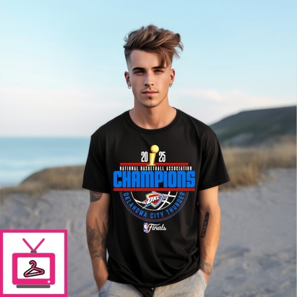 Okc Thunder 2025 Nba Champions Arch T-Shirt