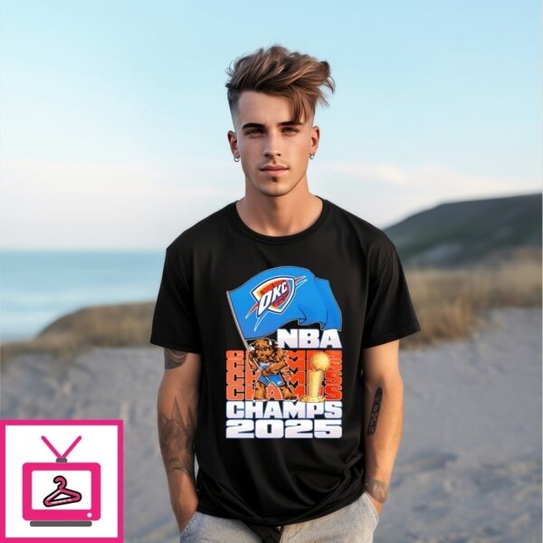 Oklahoma City Thunder 2025 Nba Champions Rumble Celebration T-Shirt