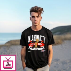 Oklahoma City Thunder 2025 Nba Champions Trophy T-Shirt