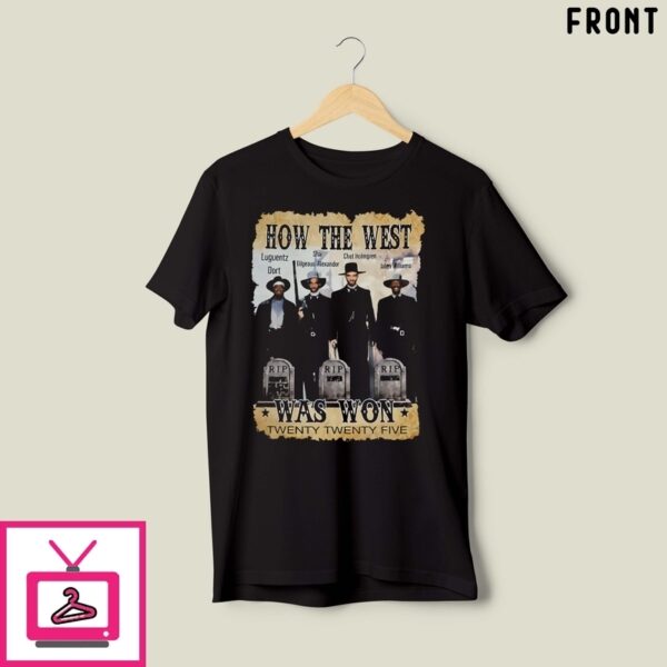 Oklahoma City Thunder Championship How The West Was Won T-Shirt