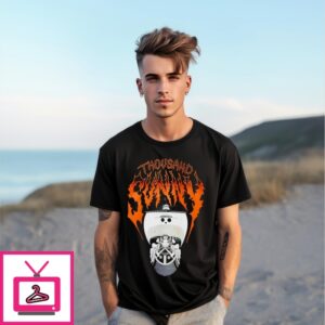 One Piece Thousand Sunny Metal T-Shirt
