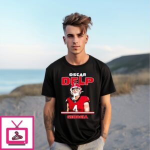 Oscar Delp Georgia Bulldogs Illustrated T-Shirt