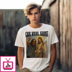 Ozzy Osbourne And Jesus The Real Gang In Heaven T-Shirt