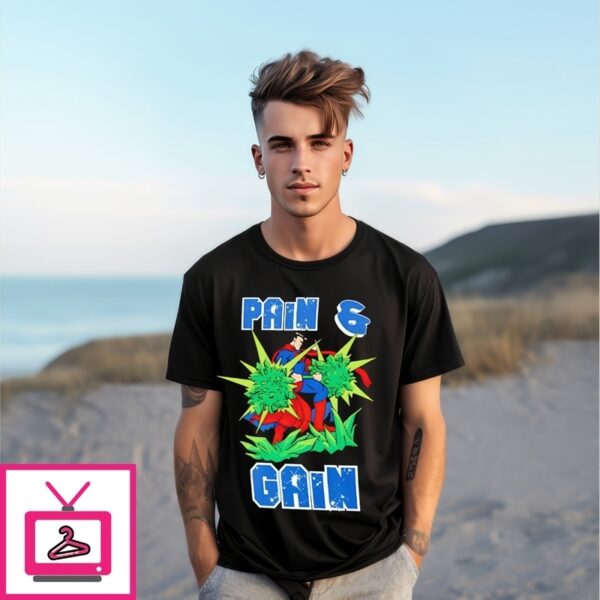 Pain And Gain Superman Jacked Alien Bodybuilder T-Shirt