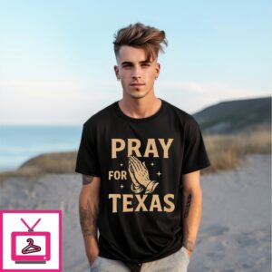 Pray For Texas Hand T-Shirt