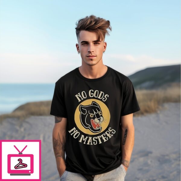 Punk No Gods No Masters Dog T-Shirt