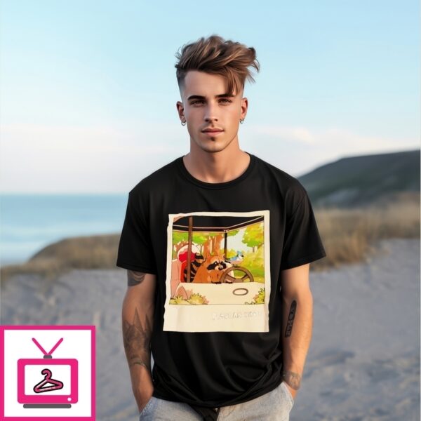 Rigby And Mordecai Regular Show Racoon T-Shirt