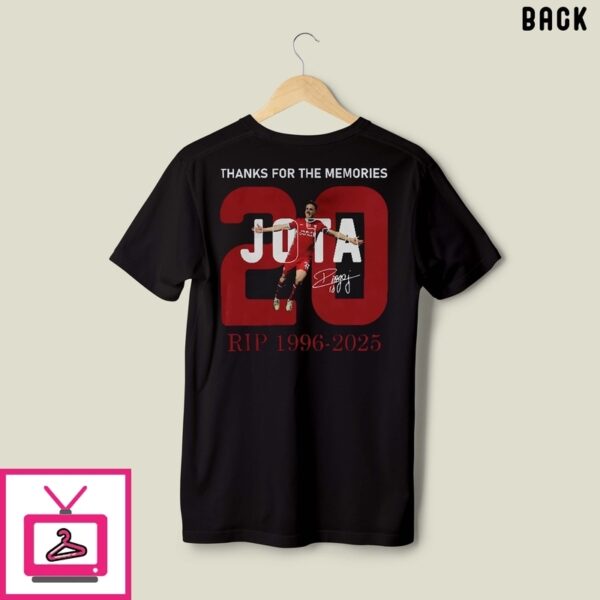 Rip Diogo Jota Thanks For The Memories T-Shirt