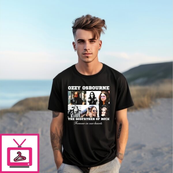 Rip Ozzy Osbourne The Godfather Of Rock Forever In Our Hearts T-Shirt