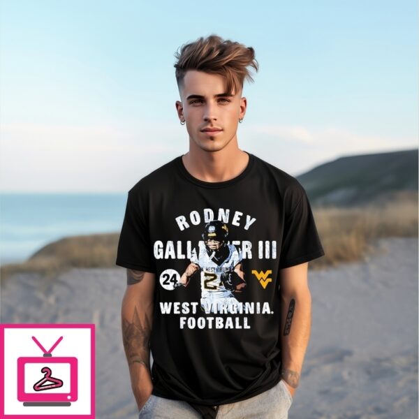 Rodney Gallagher Iii West Virginia Mountaineers Fall 2025-26 T-Shirt