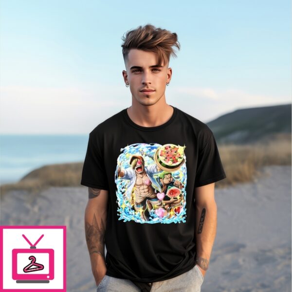 Sanji X Roronoa Zoro One Piece Hold T-Shirt Arlong Park T-Shirt