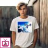 Skydive Felix Baumgartner  X Anime T-Shirt