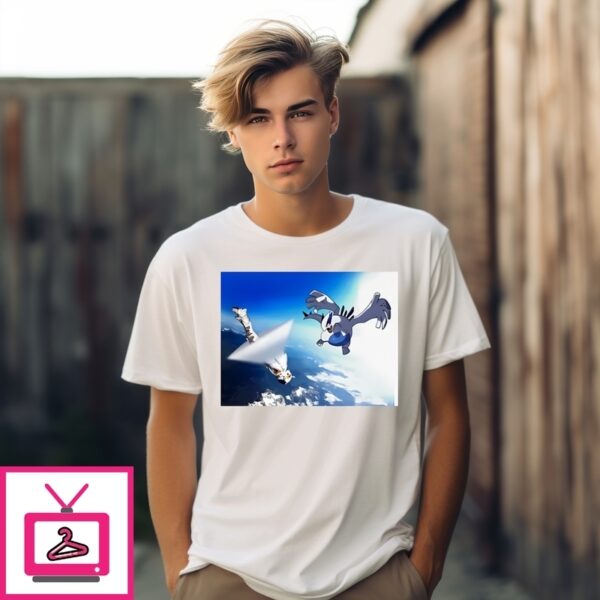Skydive Felix Baumgartner  X Anime T-Shirt