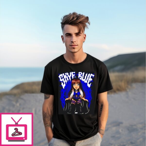 Skye Blue Violent Little Thing Kids Chibi T-Shirt