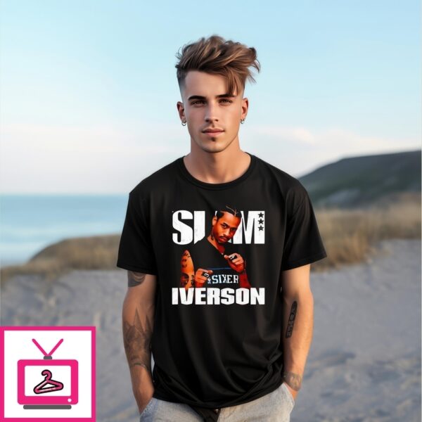 Slam Philadelphia 76Ers Allen Iverson Vintage T-Shirt