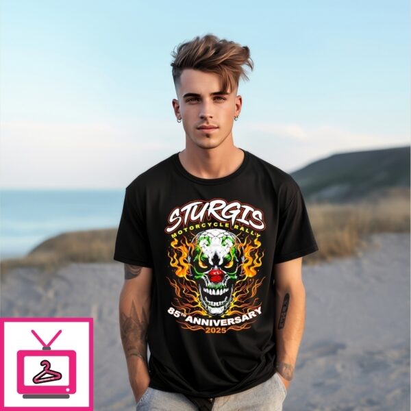 Sturgis Motorcycle Rally Insane Clown 85Th Anniversary 2025 T-Shirt