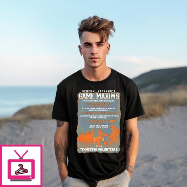 Tennessee Volunteers Game Maxims Banner T-Shirt