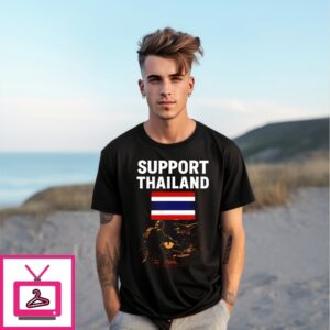 Thailand Vs Cambodia War 2025 Support Thailand T-Shirt