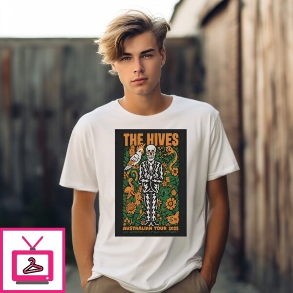 The Hives Australian Tour July 2025 Poster T-Shirt