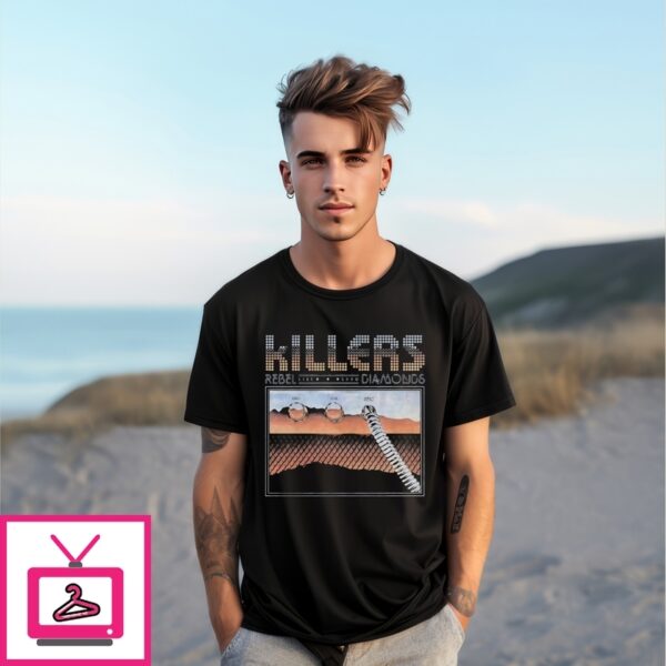 The Killers Rebel Live Show Diamonds Grin Tone Input T-Shirt