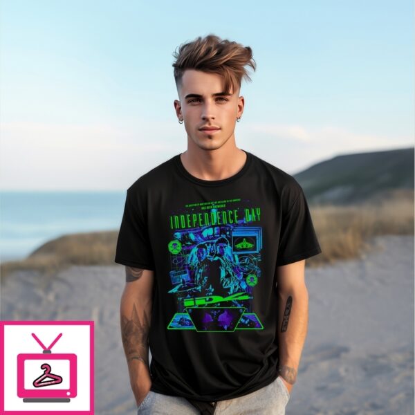 The Question Of Whether Or Not We Are Alone In The Universe Has Been Answered Independence Day T-Shirt