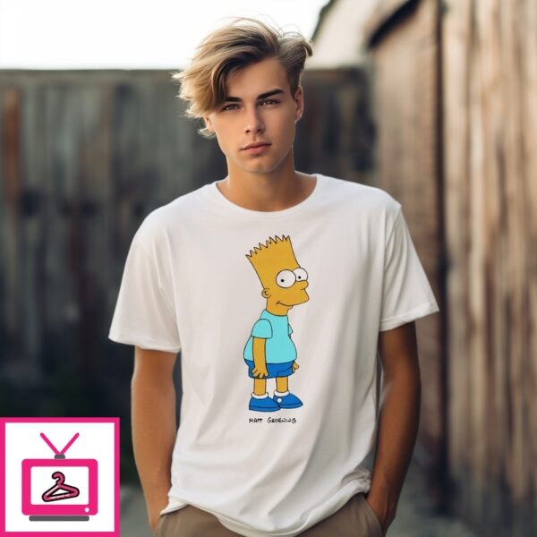 The Simpsons Bart Vs The Space Mutants Matt Groening Bart In Blue T-Shirt