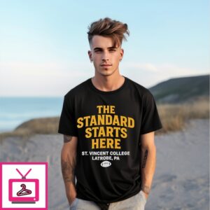 The Standard Starts Here Pittsburgh Football T-Shirt
