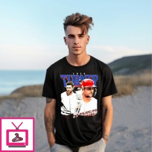 Trea Turner Philadelphia Baseball Signature Player Collage T-Shirt