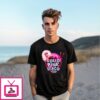 Trixie Mattel Solid Pink Disco Balloon Heart T-Shirt