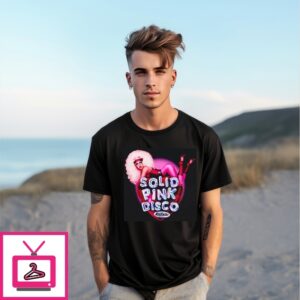 Trixie Mattel Solid Pink Disco Balloon Heart T-Shirt