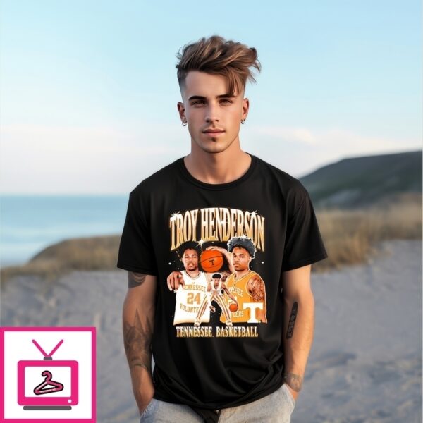 Troy Henderson Tennessee Volunteers Basketball Graphic T-Shirt