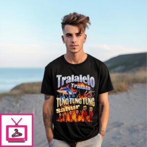Tung Tung Tung Sahur Tralalero Tralala Italian Brainrot Meme T-Shirt