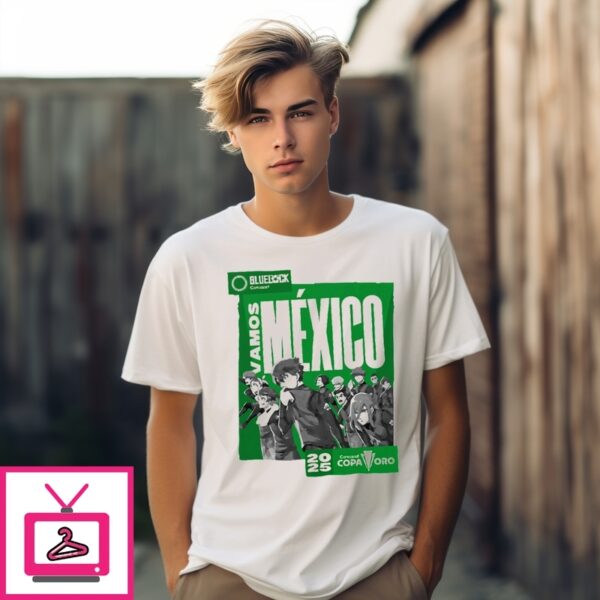 Vamos Mexico Blue Lock X Concacaf Team Z Gold Cup 2025 Standard T-Shirt