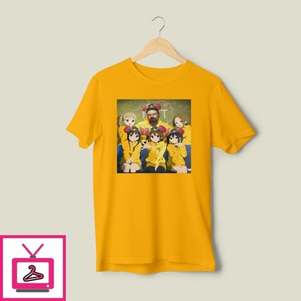 Walter White Breaking Bad And K-On Girls Anime T-Shirt