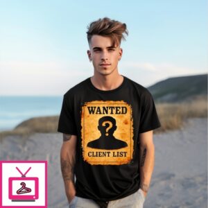 Wanted Client List Vintage T-Shirt