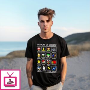 Weapons Of Choice Poster Game T-Shirt