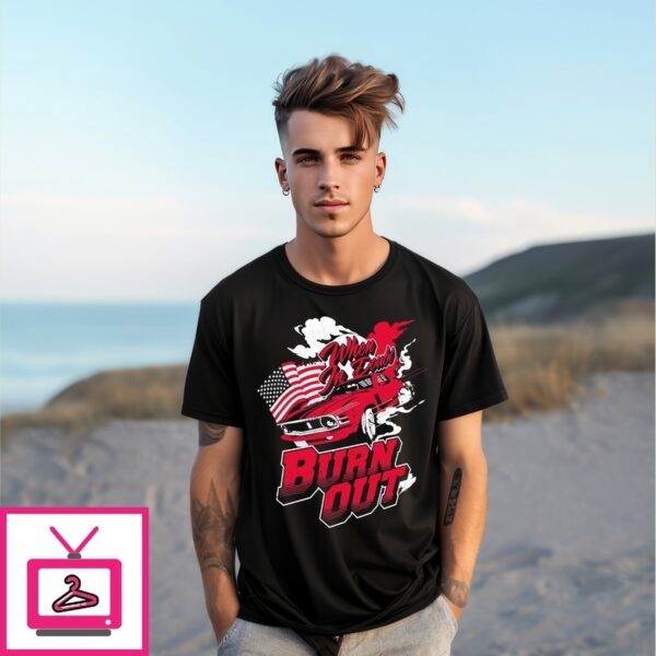 When In Doubt Burn Out Car American Flag T-Shirt