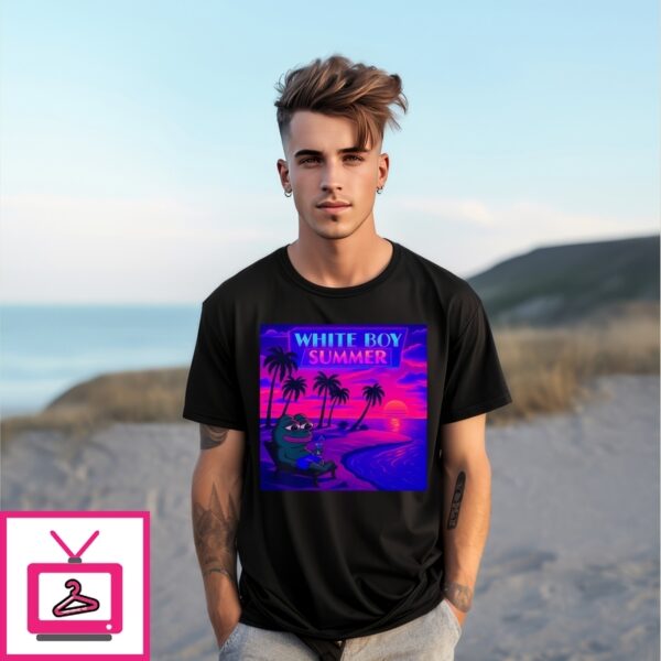 White Boy Summe Pepe The Frog Hawaiian T-Shirt