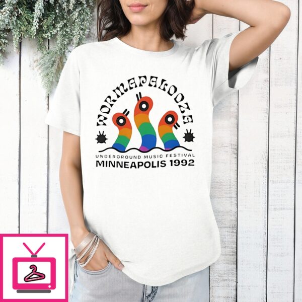 Wormapalooza Underground Music Festival Minneapolis 1992 Shirt