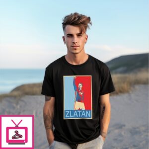 Zlatan Ibrahimović Manchester United Paint T-Shirt