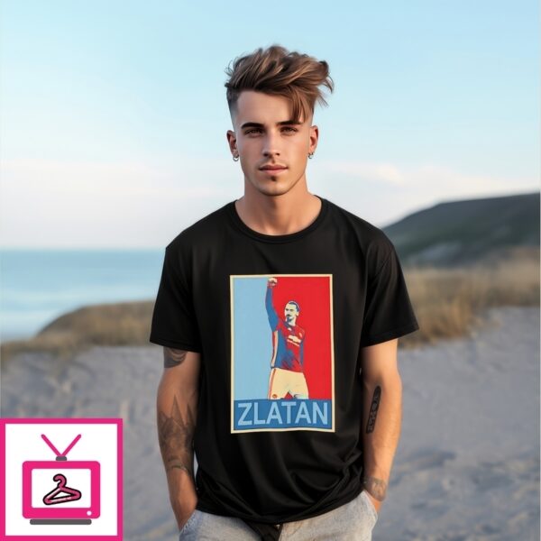 Zlatan Ibrahimović Manchester United Paint T-Shirt
