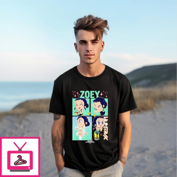 Zoey Kpop Demon Hunters Cute Chibi T-Shirt