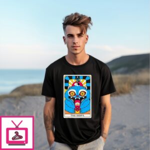 A Tarot Card Style Derpy Tiger From Kpop Demon Hunters T-Shirt