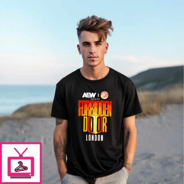 Aew Forbidden Door 2025 London T-Shirt