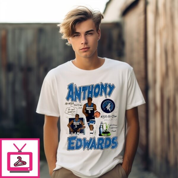 Anthony Edwards Ant Awards Nba All Star Ant Man Comic T-Shirt