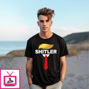 Anti Trump Donald Trump Necktie Shitler T-Shirt