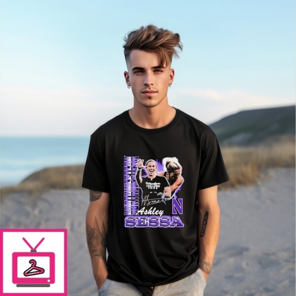 Ashley Sessa Northwestern 90S Retro T-Shirt