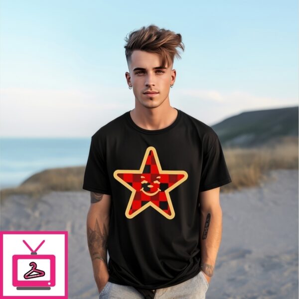 Asspizza Flannel Star T-Shirt