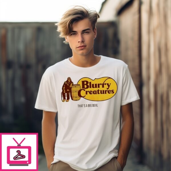 Blurry Creatures Squatch &Amp Barrel Bigfoot T-Shirt