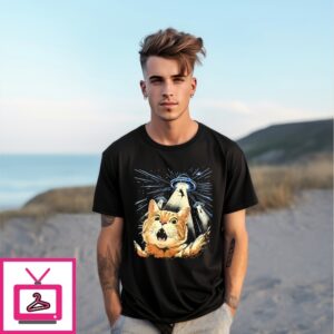 Cat Selfie Ufo Abduction T-Shirt
